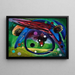 Rondo - Rudolf Bauer — ingelijst kunstwerk aan de muur