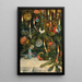 Kerstboom versierd met lichtjes - Rudolf Bernhard Willmann — weergave van het kunstwerk
