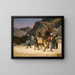 Een gevangen tijger - Rudolf Ernst — ingelijst kunstwerk aan de muur