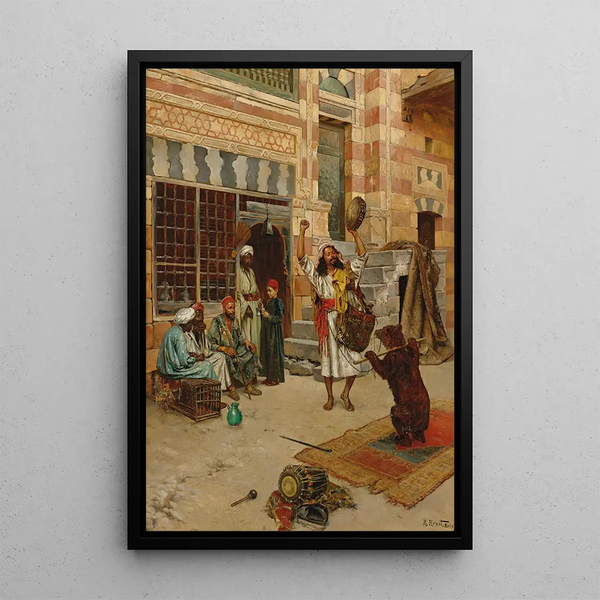 An Afternoon Show - Rudolf Ernst — framed artwork on a wall