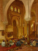 In de Madrasa - Rudolf Ernst — weergave van het kunstwerk