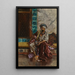 The Hookah Smoker - Rudolf Ernst — framed artwork on a wall