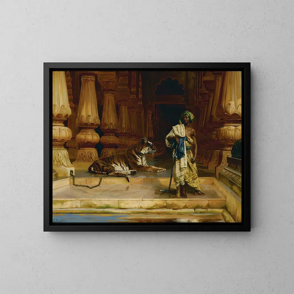 Les gardes du palais - Rudolf Ernst — framed artwork on a wall