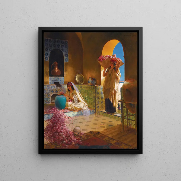 Les parfumeurs - Rudolf Ernst — framed artwork on a wall