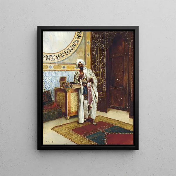 La boîte à bijoux - Rudolf Ernst — ingelijst kunstwerk aan de muur