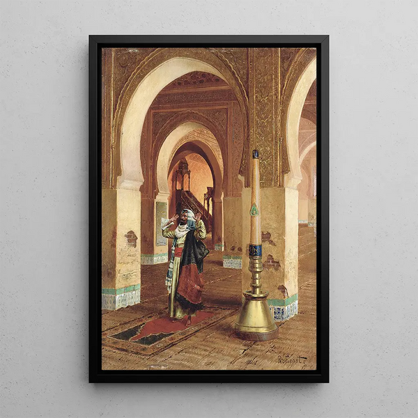 La Prière - Rudolf Ernst — ingelijst kunstwerk aan de muur