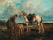 Na de jacht - Rudolf Fedorovich Frentz — weergave van het kunstwerk