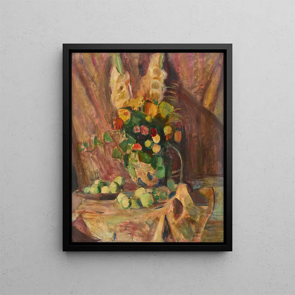 Nature Morte de Fleurs - Rudolf Grossmann — framed artwork on a wall