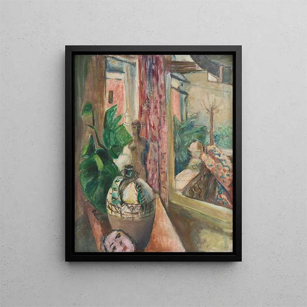 Interior Painting - Rudolf Grossmann — framed artwork on a wall