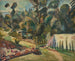 Landschap met tent - Rudolf Grossmann — weergave van het kunstwerk