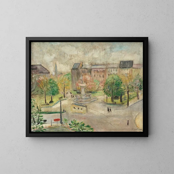 Place Ltzow - Rudolf Grossmann — framed artwork on a wall