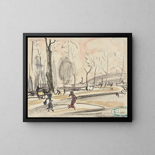 Rudolf Grossmann - Street in Autumn.webp
