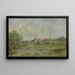 Wedeler Au - Rudolf Hückner — framed artwork on a wall