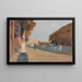 Promenade dans les jardins du palais - Rudolf Hellwag — ingelijst kunstwerk aan de muur