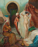 scène uit het harem - Rudolf Jelinek — weergave van het kunstwerk