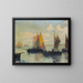 Zeilkunst - Rudolf Löw — ingelijst kunstwerk aan de muur