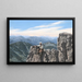 L'artiste sur le Plankenstein - Rudolf Reschreiter — framed artwork on a wall