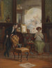 Verrassingsbezoek - Rudolf Rößler — weergave van het kunstwerk