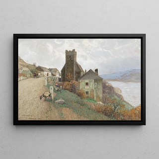Rudolf Weber - Donauufer in St Michael.webp