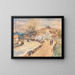 Motief van de Wachau met de ruïne van Dürnstein - Rudolf Weber — ingelijst kunstwerk aan de muur