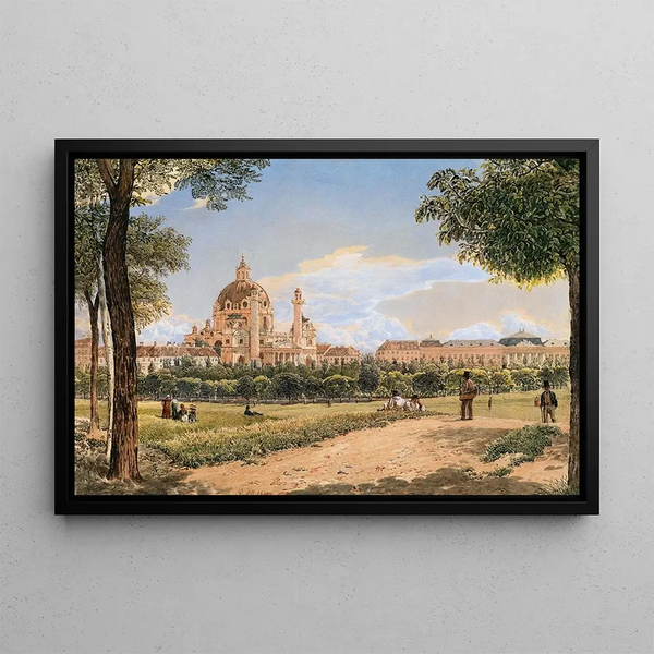 Rudolf von Alt - Blick auf die Karlskirche und das Polytechnische Institut.webp
