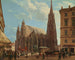 De Sint-Stefanuskathedraal van Wenen - Rudolf von Alt — weergave van het kunstwerk