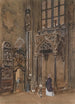 Interieur van een kerk - Rudolf von Alt — weergave van het kunstwerk
