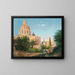 Sint-Pieter vanaf de tuin van Vaticaan - Rudolf von Alt — ingelijst kunstwerk aan de muur