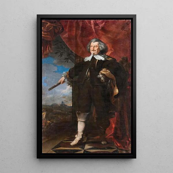 Frans Luyckx - Rudolf von Colloredo — ingelijst kunstwerk aan de muur