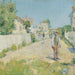 Rue à Gloucester - Childe Hassam — weergave van het kunstwerk