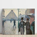 Reproduction of the painting Rue de Paris, rainy weather - Gustave Caillebotte