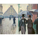 Reproduction of the painting Rue de Paris, rainy weather - Gustave Caillebotte