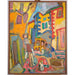 Reproductie van het schilderij Dorpstraat - Sasza Blonder