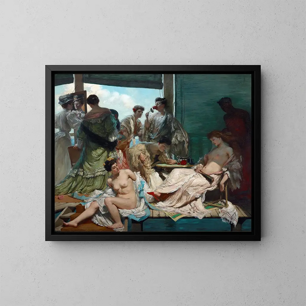 L'été - Rupert Bunny — framed artwork on a wall