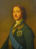 Portret van Peter de Grote - Russische school — weergave van het kunstwerk