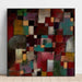 Reproductie van het schilderij van Rythmes rouge-vert et violet-jaune - Paul Klee