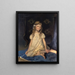 Monica de dochter van de kunstenaar - Sabine Lepsius — ingelijst kunstwerk aan de muur
