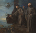 Sint-Antonius predikt aan de vissen - Francisco Herrera de Oudere — weergave van het kunstwerk
