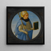 Sint Augustinus - Bartolomeo di Giovanni — ingelijst kunstwerk aan de muur