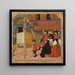 Saint Bernardino de Sienne preekt - Giovanni di Ser Giovanni Lo Scheggia — ingelijst kunstwerk aan de muur