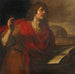 Sint Johannes de Evangelist - Romeinse school — weergave van het kunstwerk