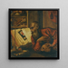 Saint Jerome in his study - Follower of Marinus van Reymerswaele — framed artwork on a wall