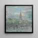 Saint-Marc dans le Bowery - Childe Hassam — framed artwork on a wall