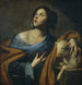 Sainte Agnès - Massimo Stanzione — weergave van het kunstwerk