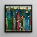 Sainte Barbara, Sainte Dorothée en Sainte Agnès - Sir Edward Coley Burne-Jones — wandpresentatie van het kunstwerk