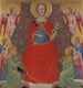 Sint Lucia op troon - Giovanni di Bartolomeo Cristiani — weergave van het kunstwerk