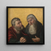 Heiligen Antoine en Paulus - Anoniem — ingelijst kunstwerk aan de muur