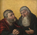 Heiligen Antoine en Paulus - Anoniem — weergave van het kunstwerk