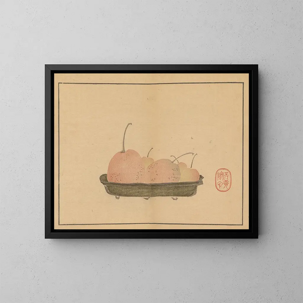 Sakai Hoitsu, painting 14 - Sakai Hōitsu — framed artwork on a wall