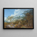 Landschap met een Arcadisch landschap met een obelisk - Salomon Gessner — ingelijst kunstwerk aan de muur